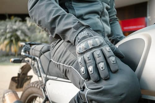 Luva X11 Blackout Moto Motoqueiro Motociclista Motoboy Cor Preto Tamanho G