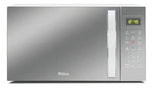 Micro-ondas 33L Philco Espelhado/Branco 1400W 220V PMO38E