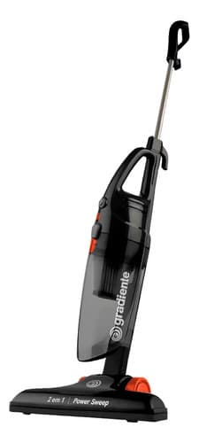 Aspirador De Pó Elétrico 2 Em 1 Vertical 1200w Gradiente Cor Preto