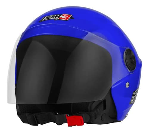 Capacete Moto Aberto Pro Tork New Liberty Three CAP-490PTF cor prata