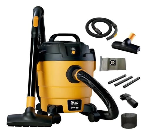Aspirador Pó E Água 1400w 10 Litros Filtro Lavável Gtw10 Wap Cor Amarelo/preto