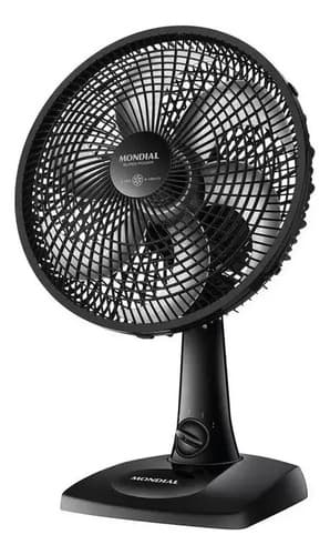 Ventilador De Mesa Super Powe Vsp-30-b 30cm 6 Pás Estrutura Preto Pás Preto Diâmetro 76.2 Cm Frequência 50hz Material Das Pás Plástico