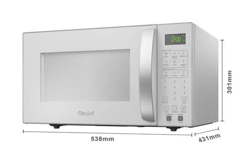 Micro-ondas 32l Com Menu Fácil Cms46ab Branco Consul