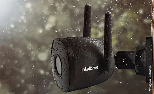 Câmera de segurança Intelbras IM5 SC WiFi Mibo com resolução 2MP preto