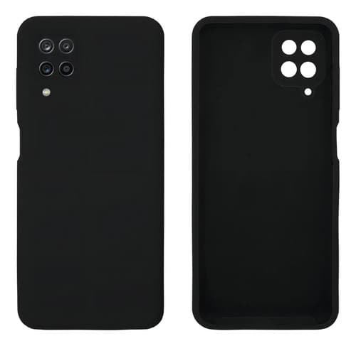 Capa Capinha Silicone Aveludada Para Samsung Galaxy A22 4g Cor Preto