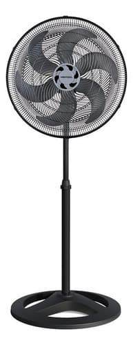 Ventilador de Coluna Turbo 6 Pás Oscilante Cor Preto 40cm Ventisol