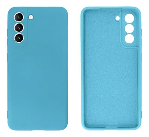 Capa Silicone Aveludada Azul-Claro para Samsung Galaxy A05s, A15 e A55