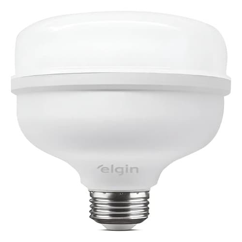 Kit 3 Lâmpadas Bulbo Led 50w Bivolt 6500k Branco Frio Elgin Luz Branco-frio