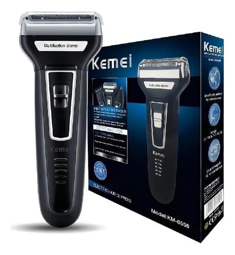 Máquina Elétrica Profissional 3 Em 1 Kemei: Cortador