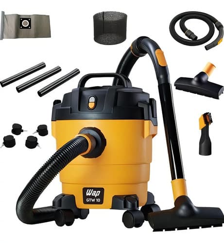 Aspirador De Pó Compacto - Gtw 10 Wap - Amarelo/preto -