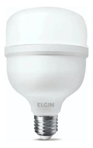 Elgin Lâmpada Led 100W Alta Potência Bulbo E27/e40 Cor da luz Branco-frio