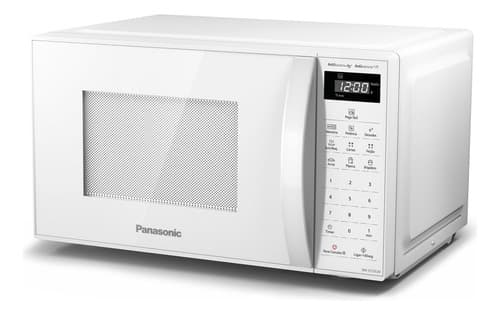 Microondas Panasonic Tecnologia Antibactéria AG 21L Branco - NN-ST25LWRU