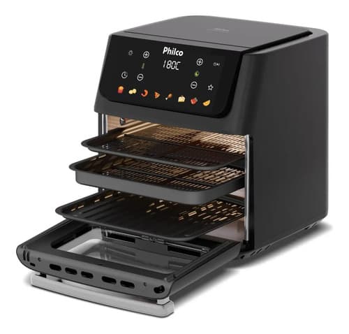Fritadeira Air Fryer Philco 16 Litros Paf16c Preto